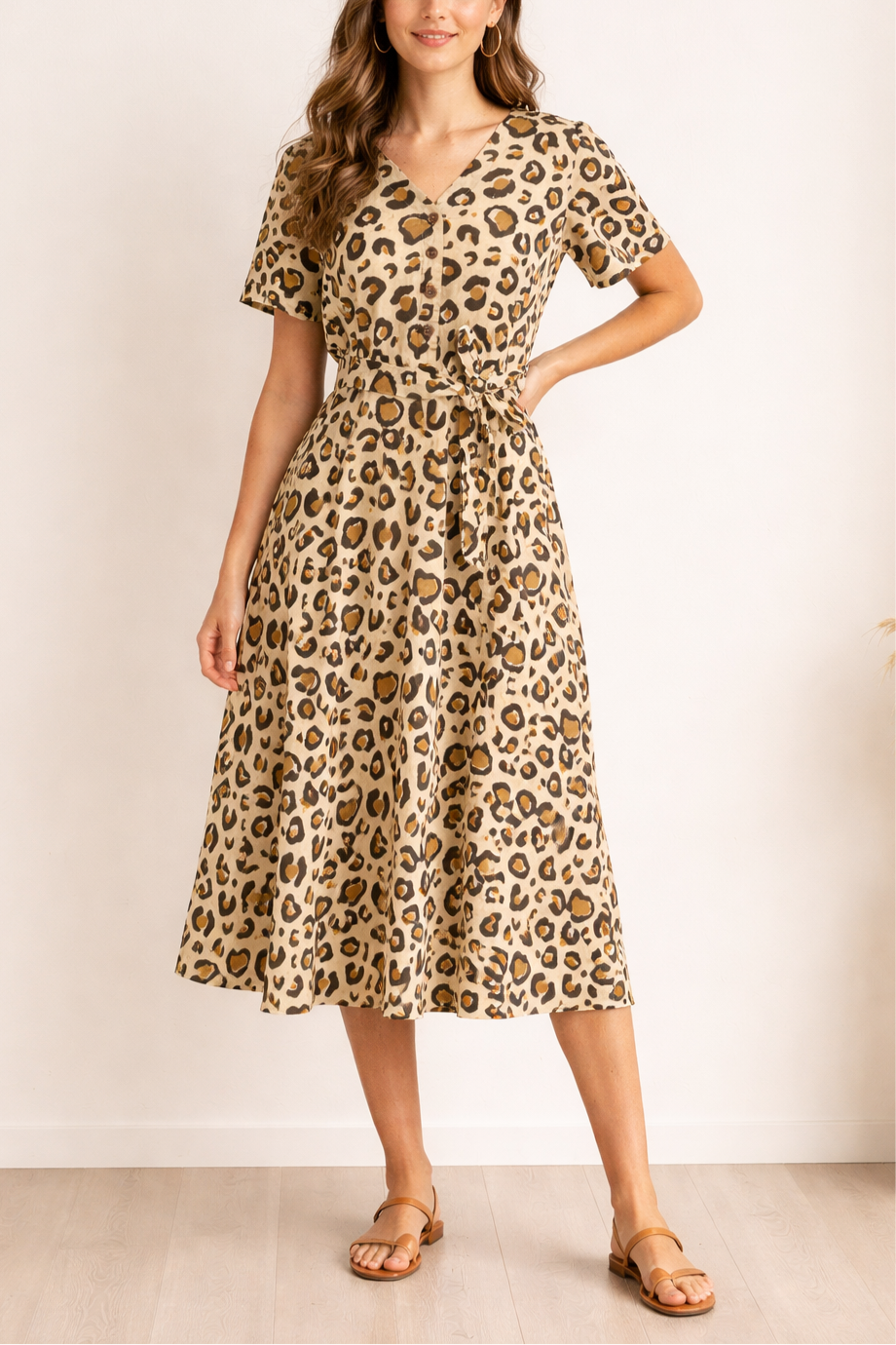 Savanna Hand-Block Printed Cotton Dress